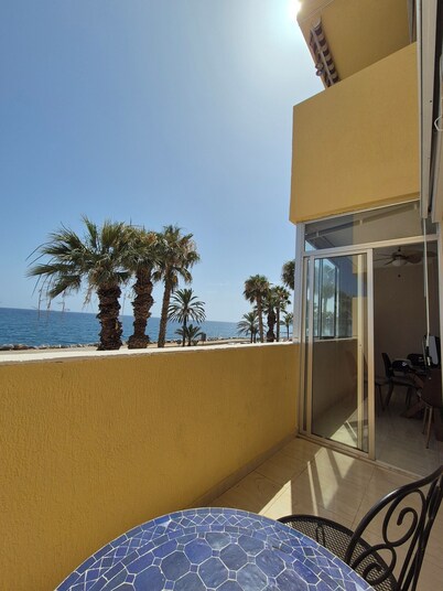 Beachfront Apartment with Stunning Sea Views