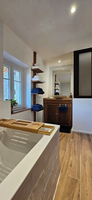 Bathroom - Le Clos d'Yvette - Peace, comfort and nature in Moselle (Vasperviller)