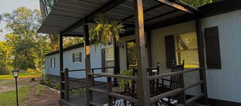 3-bedroom mobile home in wonderful Mount Hermon with WiFi, AC, and internet.