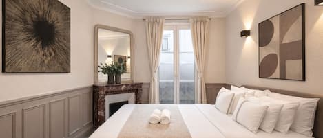 Appartamento Signature, vista cortile | Ferro/asse da stiro, culla da viaggio, Wi-Fi gratuito, lenzuola
