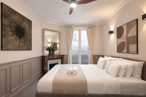 Departamento Prestigio, vista al patio | Tabla de planchar con plancha, cuna de viaje y wifi gratis 