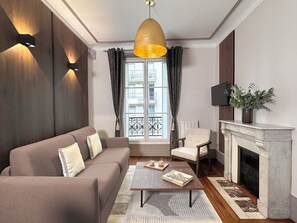 Signature-Apartment, Blick auf den Innenhof | Ausblick vom Zimmer