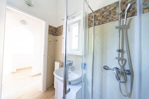 Shower, hair dryer