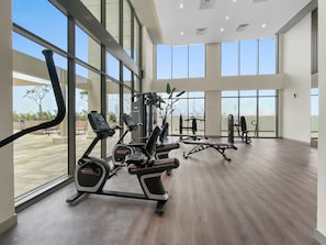 Gym - Lux BnB Farhad Azizi- Al Jaddaf (Dubai)