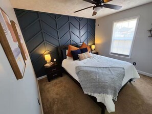 Desk, iron/ironing board, free WiFi, bed sheets