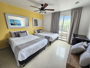 2 slaapkamers, een strijkplank/strijkijzer, wifi, beddengoed