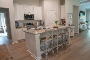 Fridge, microwave, oven, stovetop - Newly built 4BR 2BA home in the heart of Pooler, GA!  1 mile from I-95 and I-16! (Pooler)