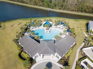 Exterior - Magical 15-bedroom Villa Game Room, Theater & More! (Kissimmee)