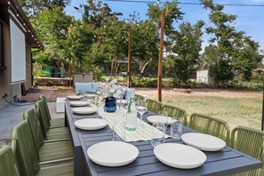 Outdoor dining