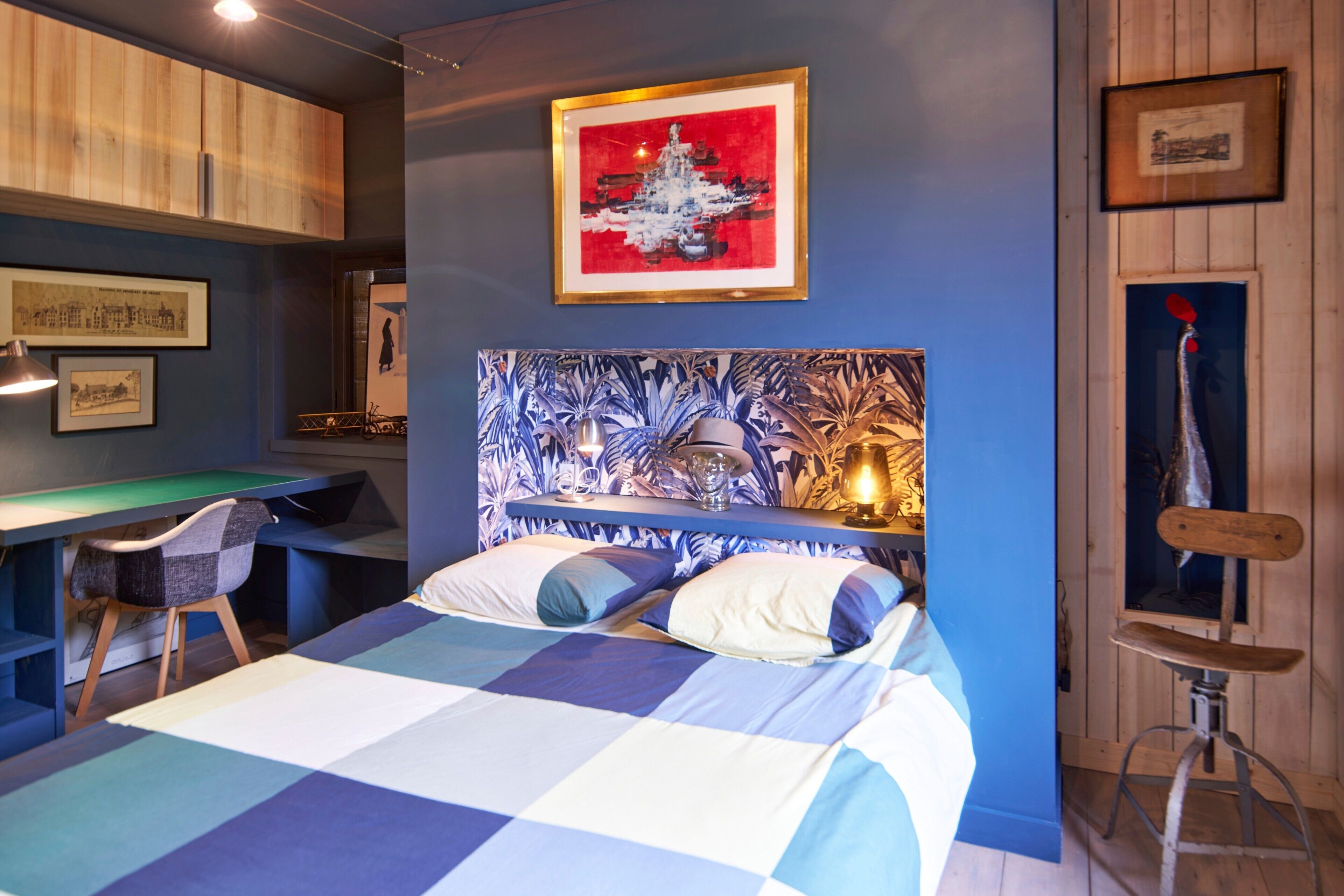 2 chambres, fer et planche à repasser, Wi-Fi, draps fournis