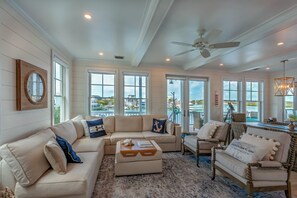 Premium Villa, 3 Bedrooms, Balcony, Ocean View | Living area - The Abaco Inn (Hope Town)