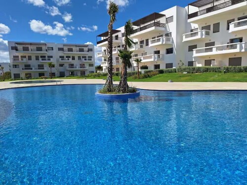 Family apartment with private garden, swimming pool and close to the beach - Cabo Negro