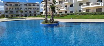 Family apartment with private garden, swimming pool and close to the beach - Cabo Negro