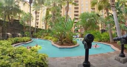3 Bedroom Suite with Full kitchen, WiFi, Fitness Room, AC. Near Disney World