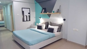 Deluxe Double Room | Premium bedding, memory foam beds, soundproofing, free WiFi