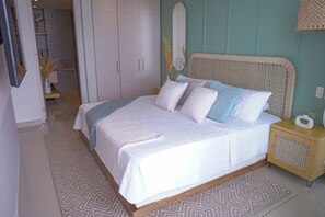 1 slaapkamer, een strijkplank/strijkijzer, wifi, beddengoed
