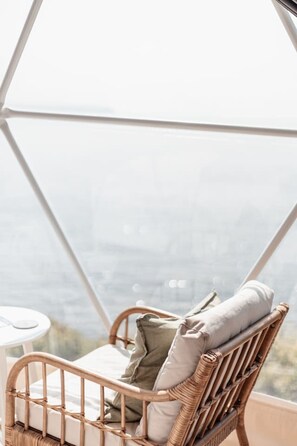 Interior - Coastal Dome Escape - Oceanfront, Private Hot Tub, Firepit and Deck (LaHave)