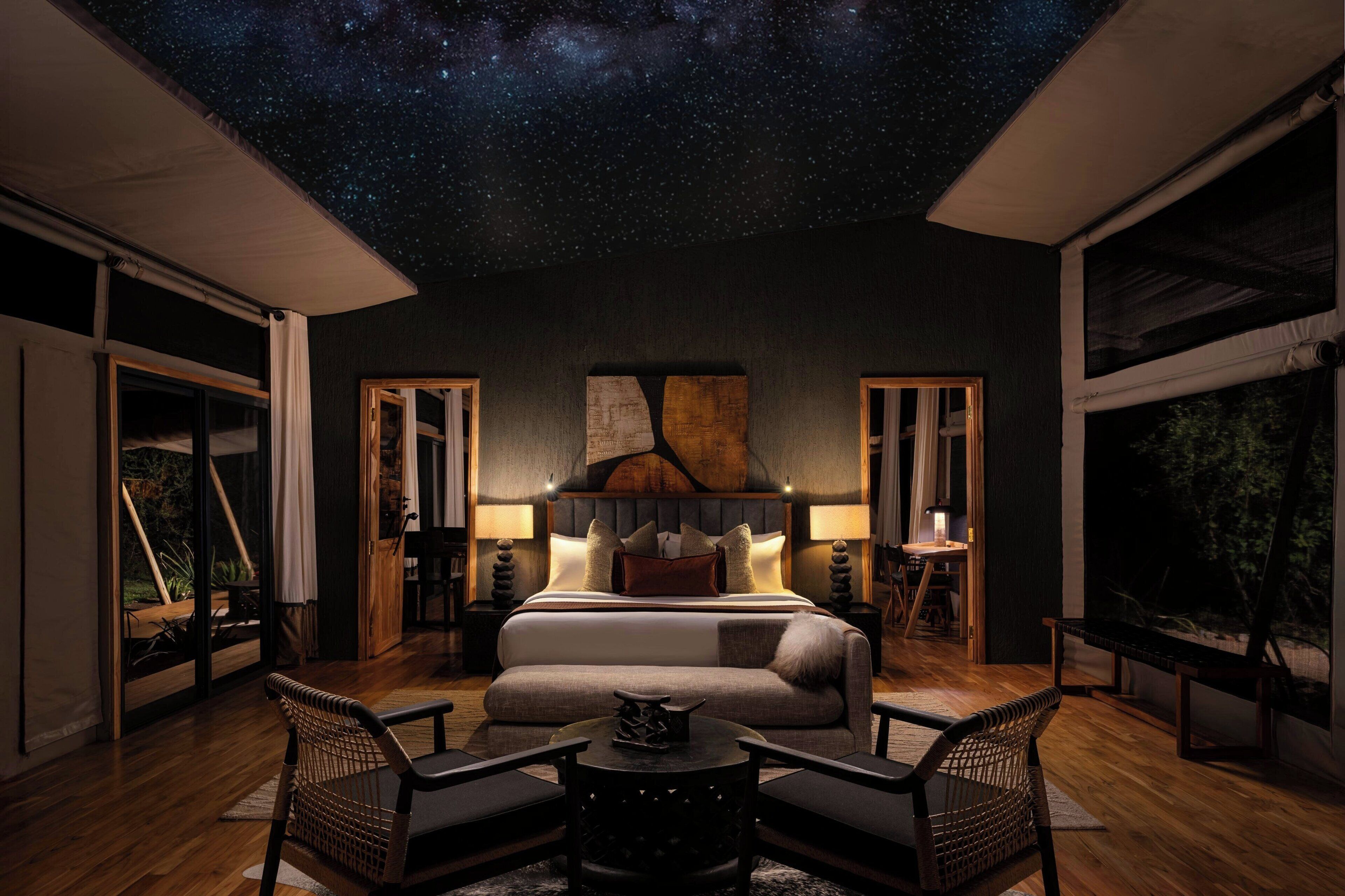 Ropa de cama de alta calidad, colchones viscoelásticos, minibar