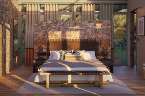 Ylelliset vuodevaatteet, memory foam -patjalliset sängyt, minibaari