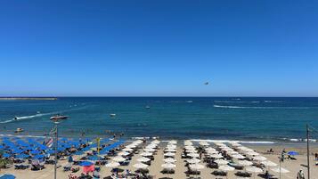 Apartamento, cozinha, vista para a praia | Vista da sacada