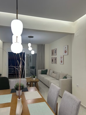 Appartement, cuisine, vue plage | Salle à manger