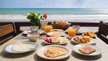 Free daily self-serve breakfast