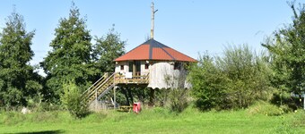 Cabane perchée sud Finistère : flower hut