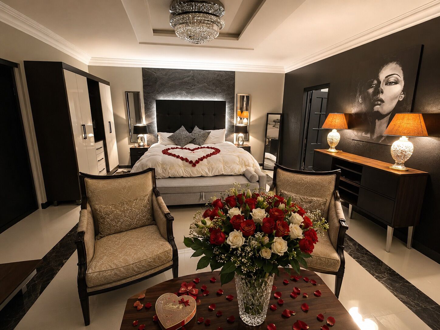 Deluxe Royal Palm Suite | Premium bedding, down comforters, individually decorated