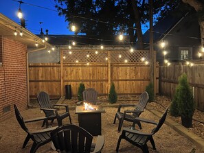 Property grounds - Charming Old Town Downtown Home w/ Fire Pit, Central AC & Walkable Location (Loveland)