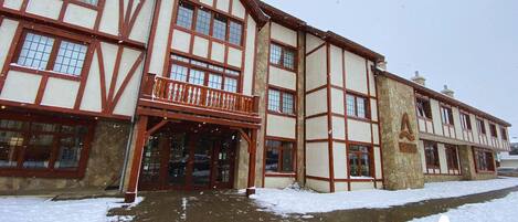 Voorkant van accommodatie