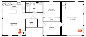 Estudio (2 Bedrooms) | Servicio de la propiedad