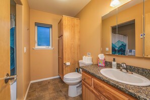 Handdoeken, zeep, shampoo, toiletpapier