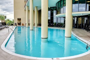 Indoor pool, a heated pool