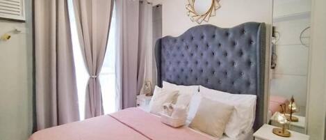 1 غرفة نوم ومكتب ومكواة/لوح كي وواي فاي مجانًا