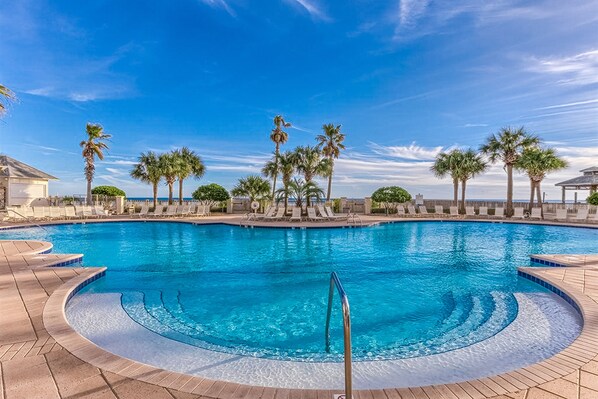 Indoor pool, a heated pool