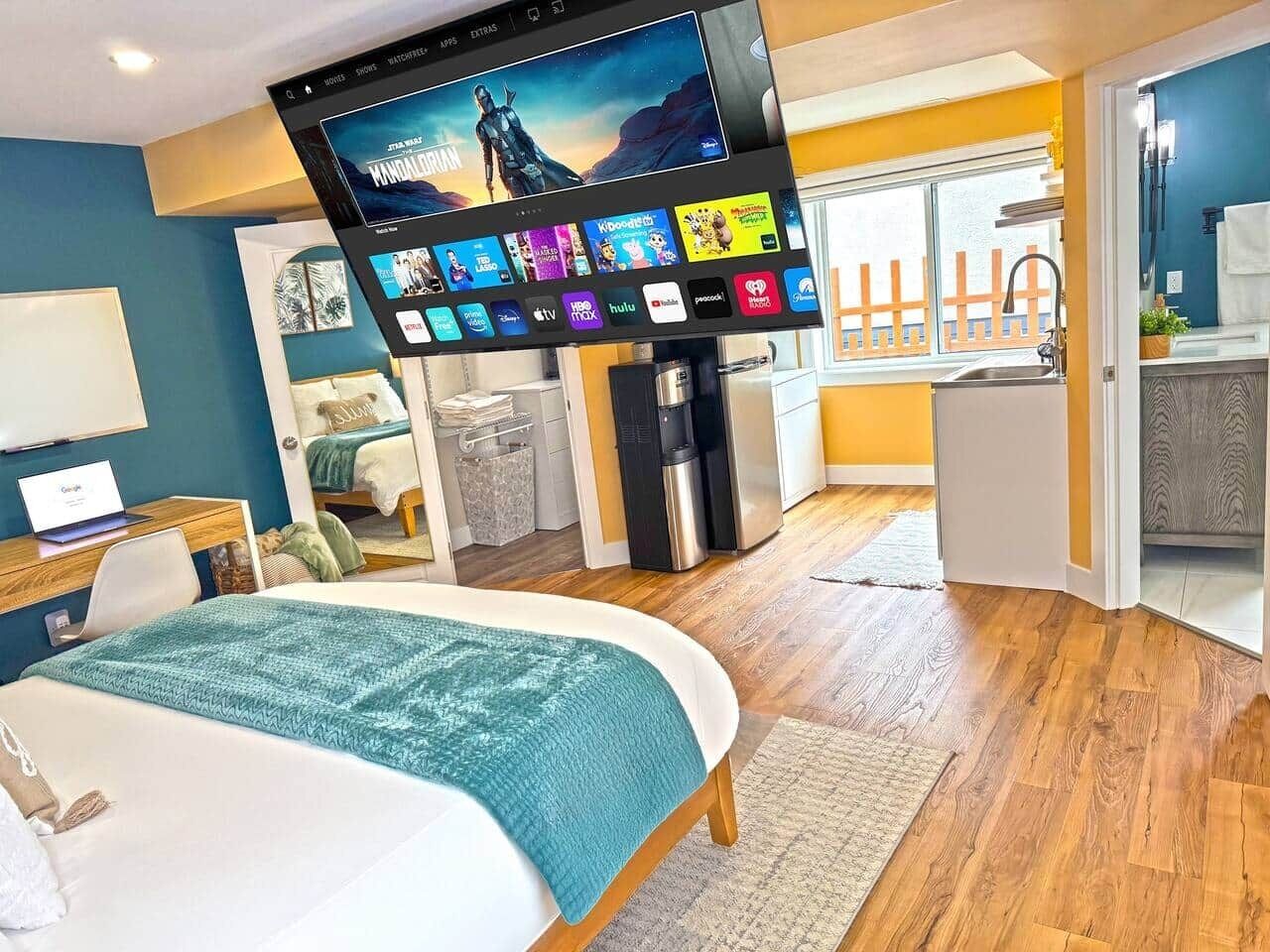 1 soverom, wi-fi og sengetøy