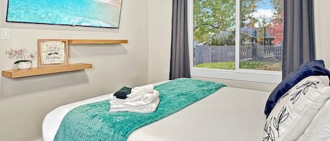1 habitación, tabla de planchar con plancha y wifi