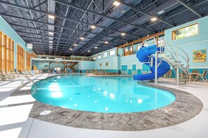 Indoor pool, a heated pool