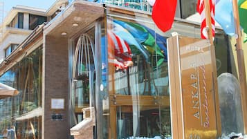 Voorkant van accommodatie