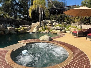Outdoor pool - Oasis Private Entry Suite, Pool, Jacuzzi and more in San Luis Obispo (San Luis Obispo)