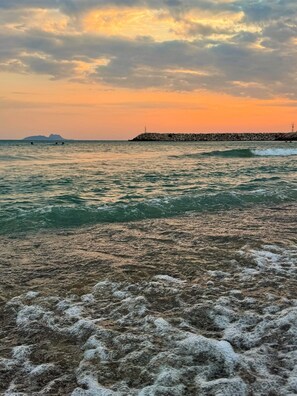 Na praia 