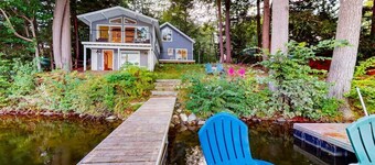 Lakefront Cottage w/ Hot Tub & Dock on Lake Rescue