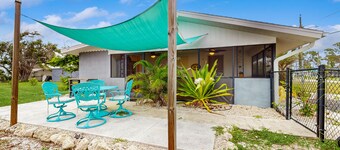 Cozy retreat with fenced yard, boat dock, and washer & dryer
