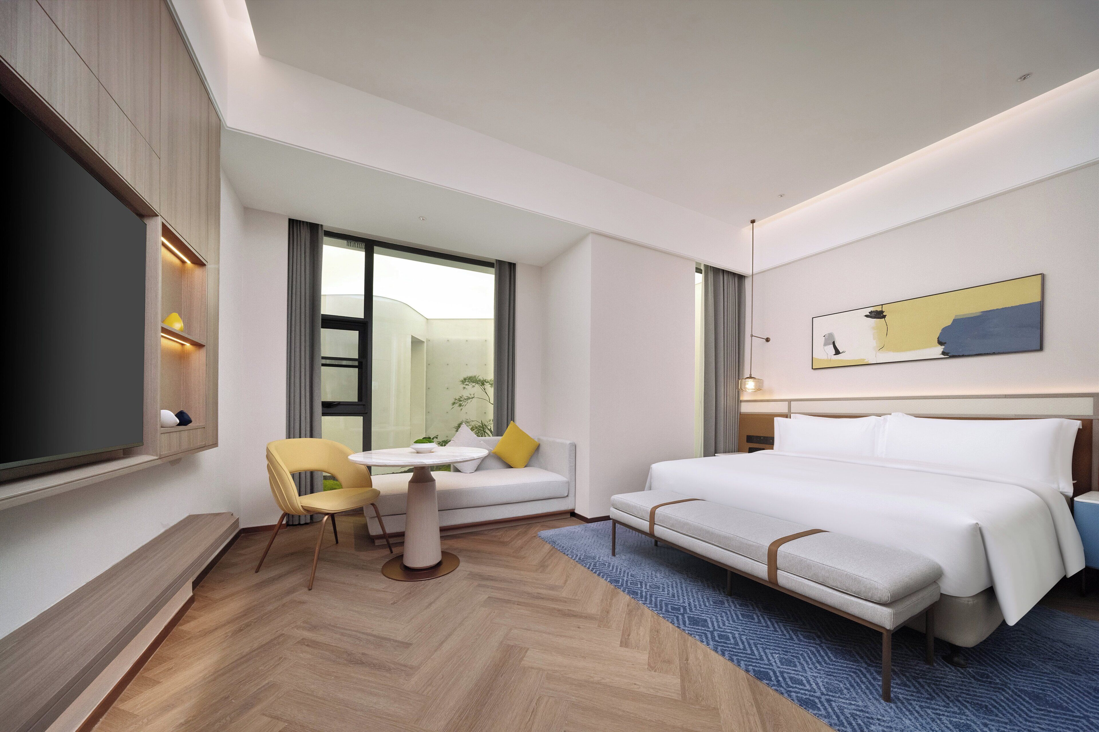 Standard Room, 1 King Bed (Windowless) | Premium bedding, down duvets, free minibar, blackout curtains