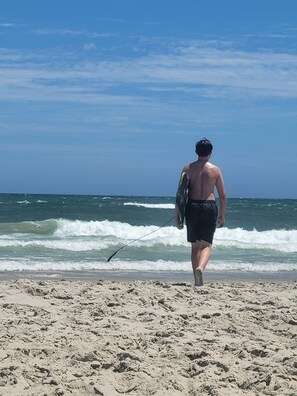 Beach nearby, sun-loungers