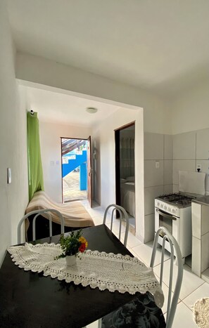 Economy Apartment | Private kitchen | Fridge - Pousada Estrela do Norte (Tibau do Sul)