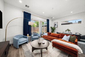 Smart TV, foosball, books