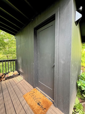 Exterior detail - Scandinavian Serenity with A Sauna Close To Okemo (Springfield)