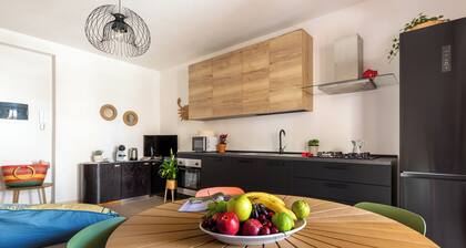 Spacious apartment with balcony