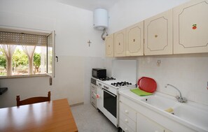 Fridge, stovetop